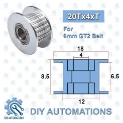 IDLER (6mm) 20T-4mm-Teeth Image