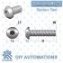 (Button Head Screw) Bhs M4x10 (SILVER) Image