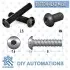 (Button Head Screw) Bhs M4x8 (BLACK) Image